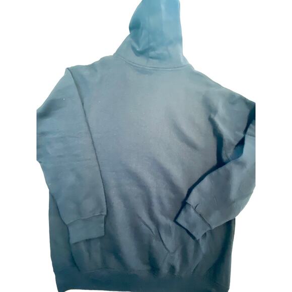 Disc Golf DNA Custom Vinyl Logo Pullover Hoodie Size L Sweatshirt Navy Blue - Picture 8 of 8